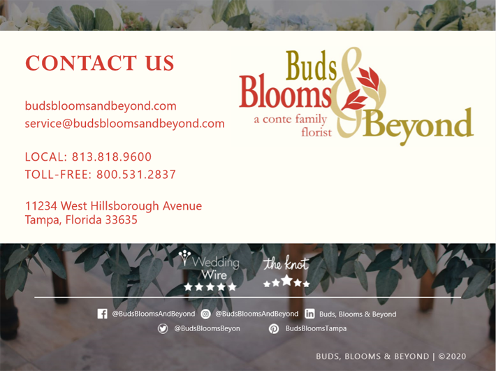 About Buds, Blooms & Beyond Tampa, FL Florist